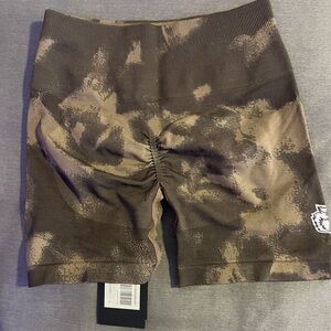 Darc Sport Brown Tie-Dye Women's Shorts